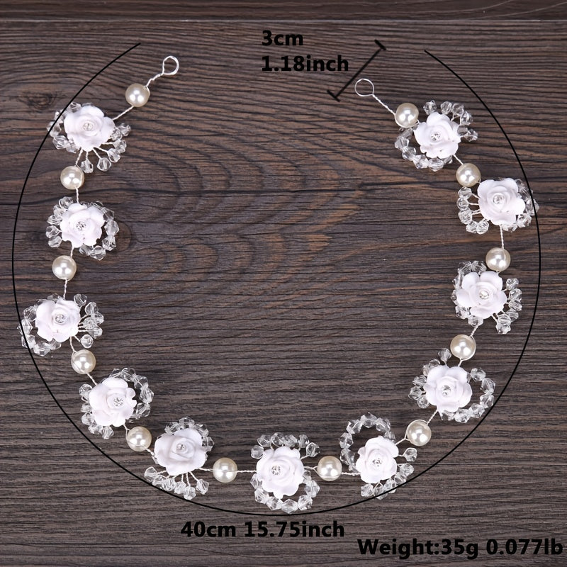 Crystal Headband Flower Girl Wedding Headwear