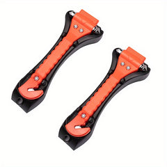 Car Safety Hammer with Window Breaker & Seat Belt Cutter