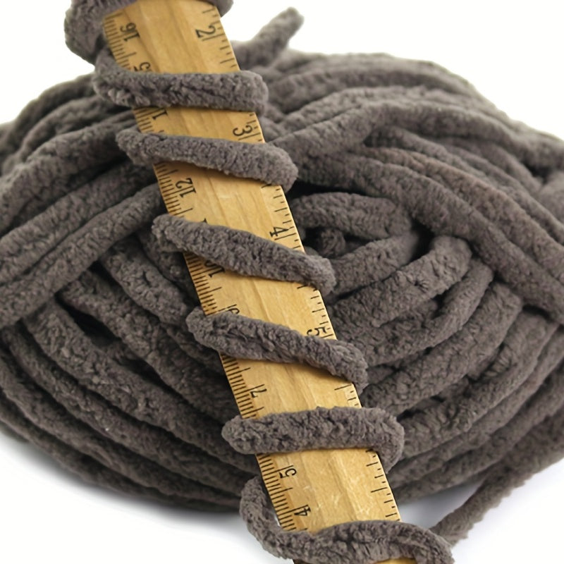 2pcs 100g Chenille Chunky Yarn For Knitting Chenille Blanket