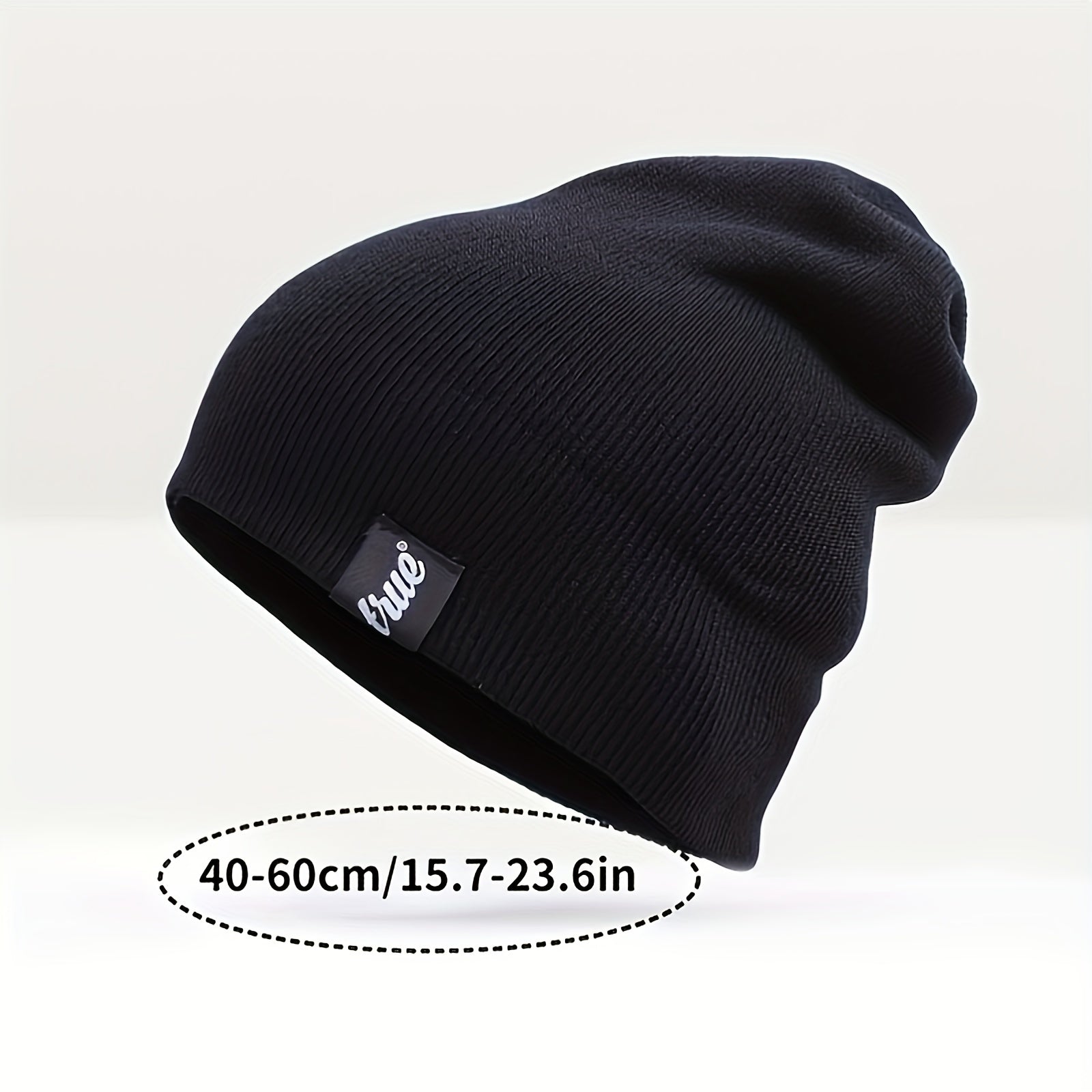 Warm Knitted Slouchy Beanie Solid Skull Cap Unisex Knit Hat
