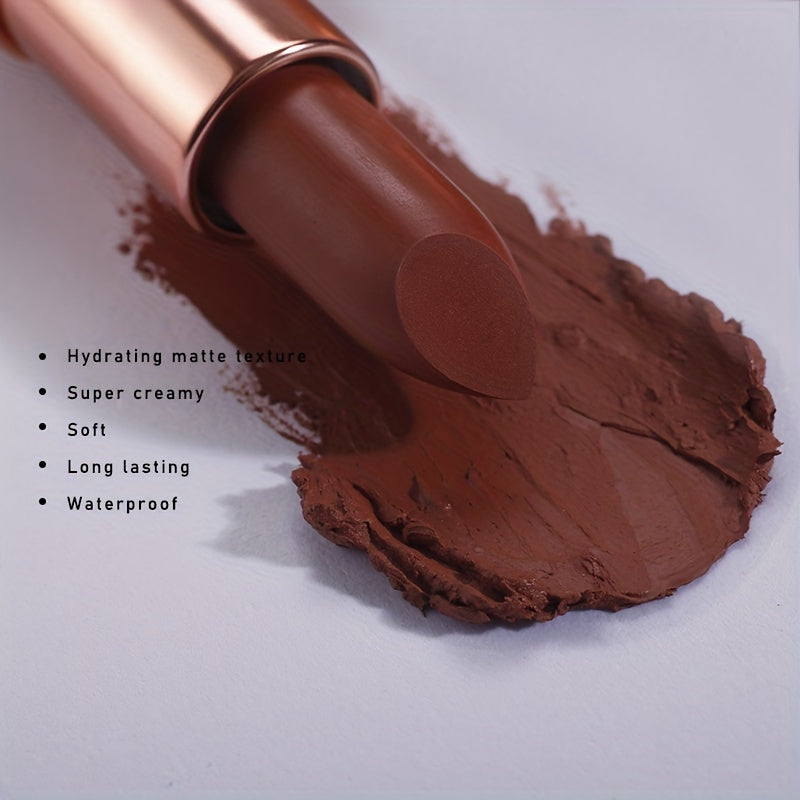 Matte Velvet Lipstick Set, Long Lasting Makeup Cream Texture