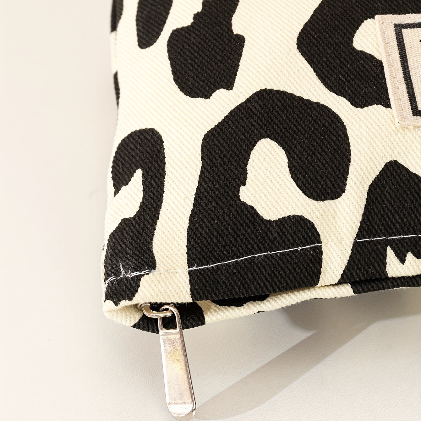 Leopard Pattern Cosmetic Bag Pink Makeup Bag Travel Toiletry Bag