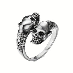 Skull Cast Ring Stainless Steel Men's Jewelry