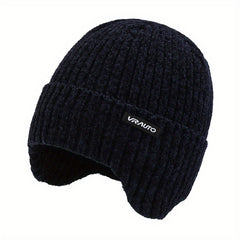Men's Thick Woolen Hat with Ear Protection for Winter