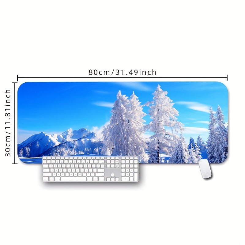 Thickened Lock Landscape Animation Mouse Pad for Office/Home Desk