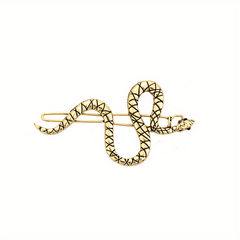 Metal Golden Snake Hair Clip Non-slip Bangs Clip