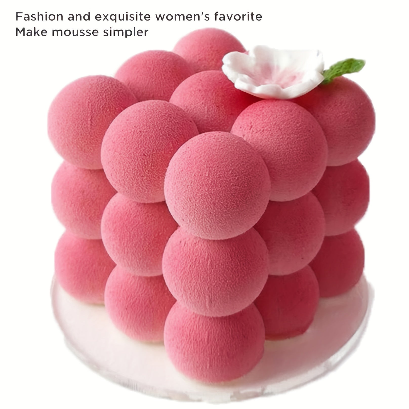Bubble Silicone Baking Mold - 6 Cavity Candle & Dessert Mold