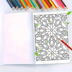Thickened Paper 29 MINDFULNESS PATTERNS Coloring Book for Adults