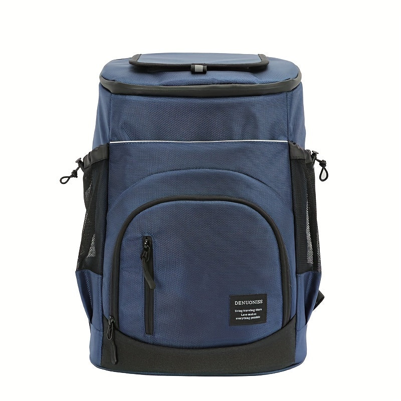 30L Portable Cooler Bag Double Shoulder Insulation for Outdoor Camping Hiking
