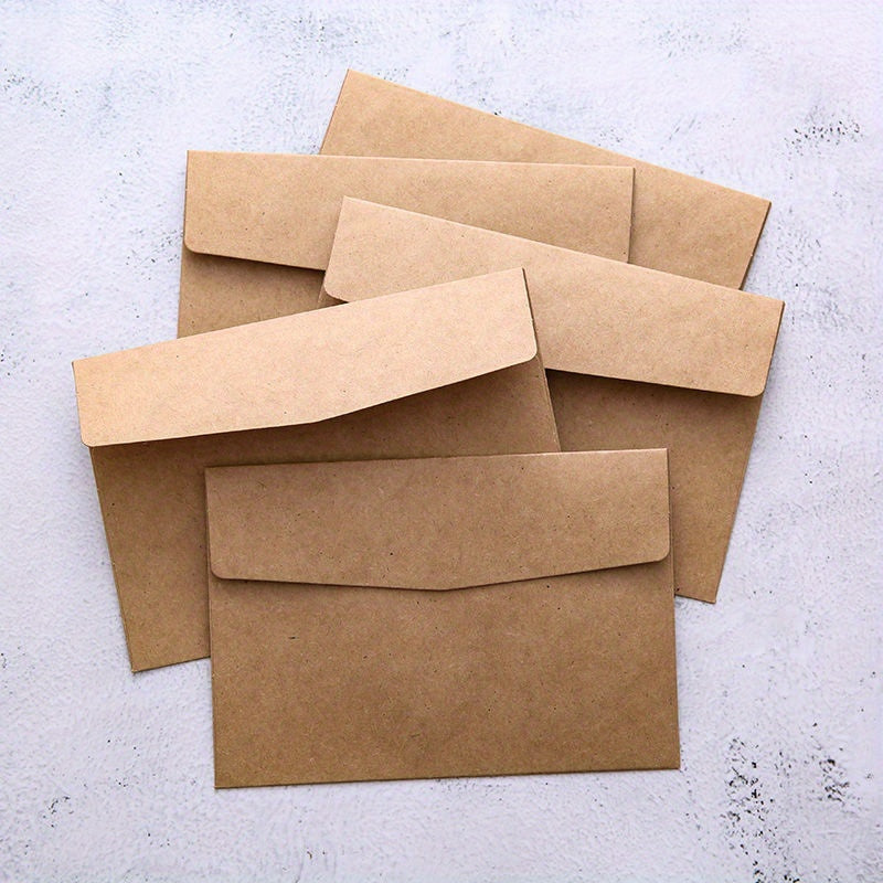 Retro Cowhide Envelope 16 0 10 Love Letter Greeting Card Postcard