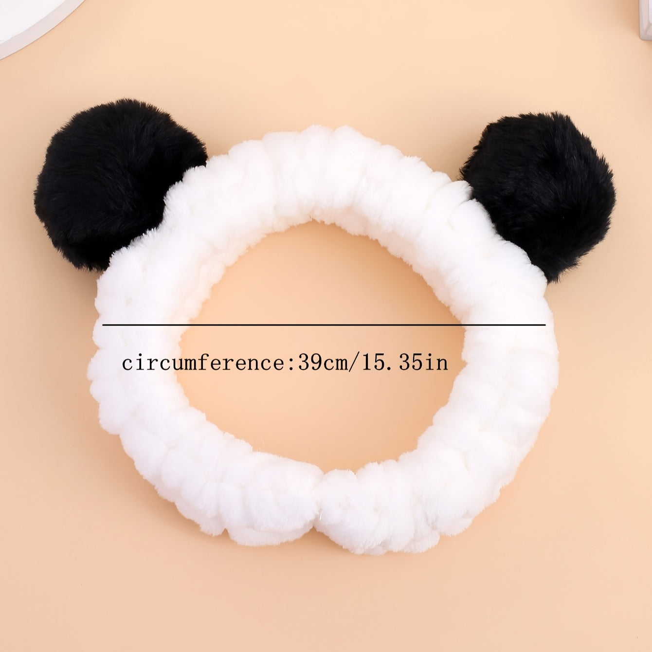 Soft Panda Ears Headband Makeup Hair Band Beauty Yoga Costume