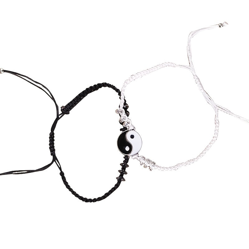 Yin Yang Taichi Adjustable Bracelet