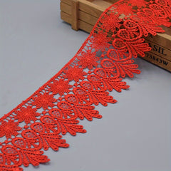 Wide Crochet Lace Ribbon for DIY Embroidery & Decoration