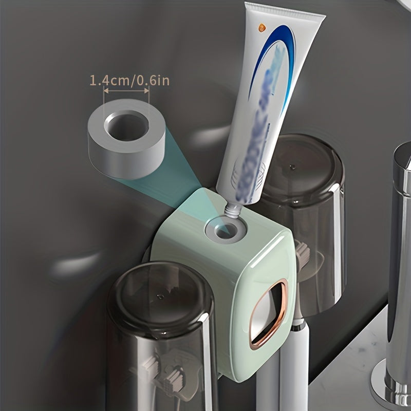 Automatic Toothpaste Squeezer with Cup & Holder