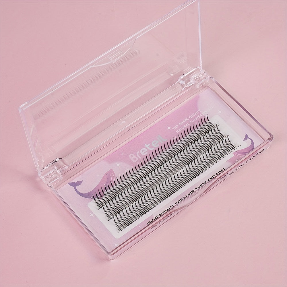3 Rows A-shaped Lashes Cluster Grafted Eyelashes Set