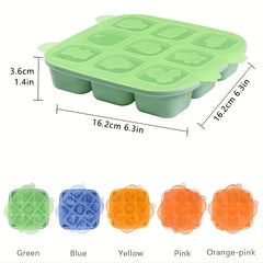 Baby Silicone Food Supplement Box Storage Box Baby Fresh Sealed Freezer