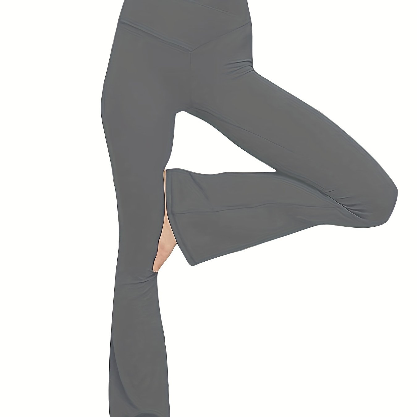 Women's Flared Leggings High Waist V-Crossed Yoga Pants