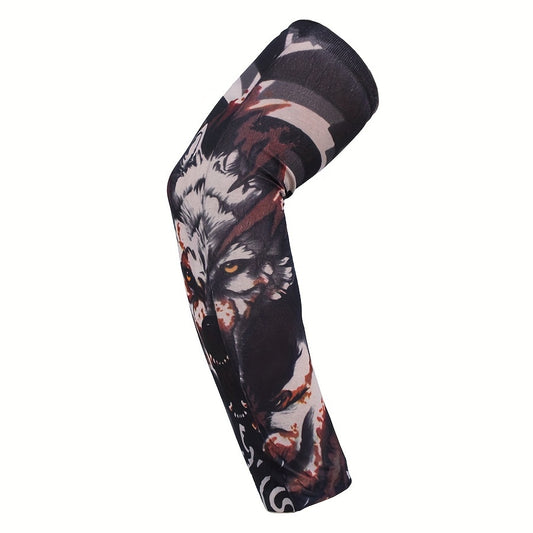 6-Pack Outdoor Tattoo Arm Sleeve Cover for Cycling & Sunscreen