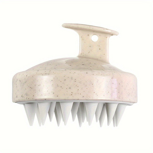 Scalp Massager Shampoo Brush Soft Silicone Bristles Hair Scrubber