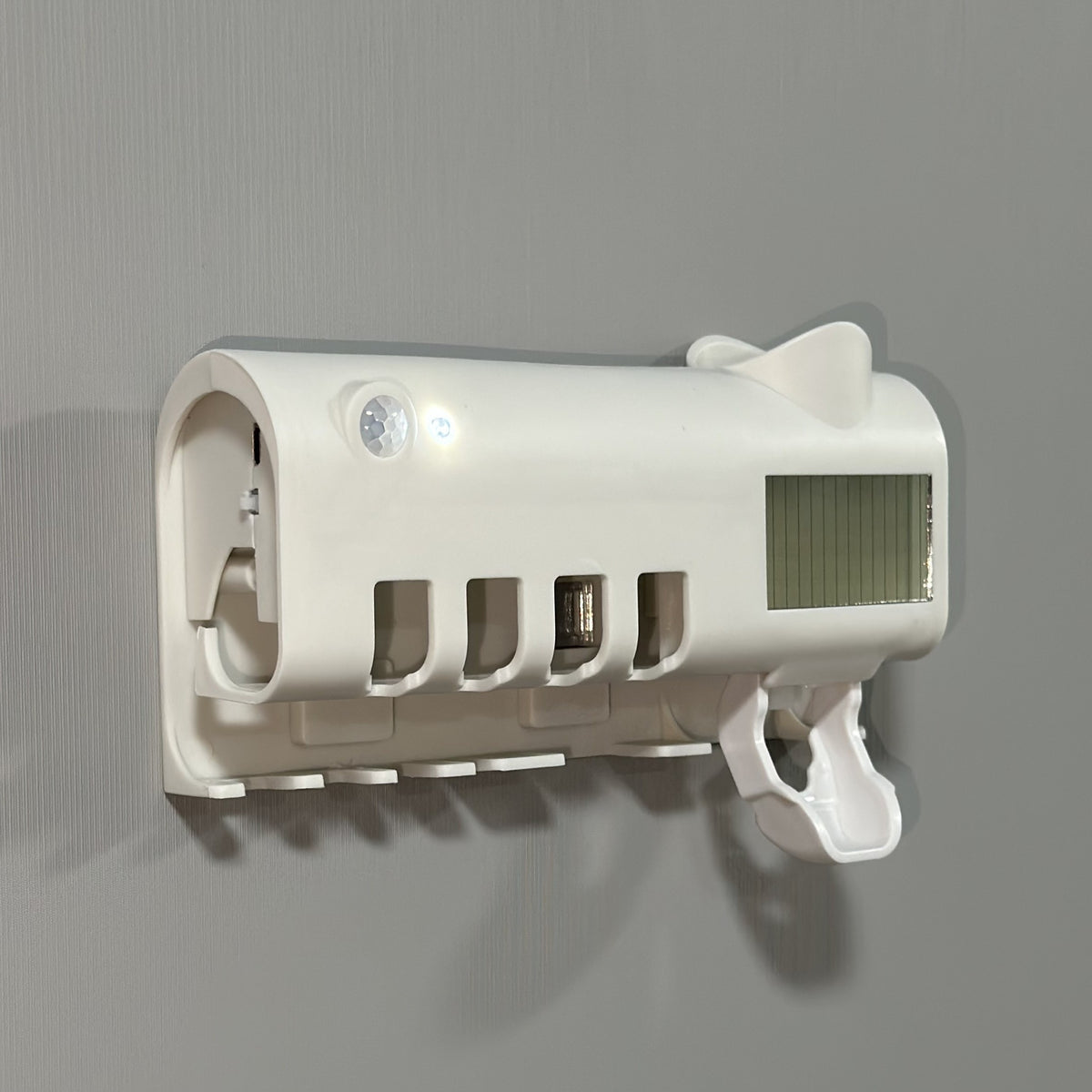 UV Toothbrush Holder with Squeeze Rack