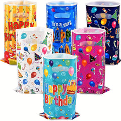 20pcs Happy Birthday Pearlescent Candy Bags
