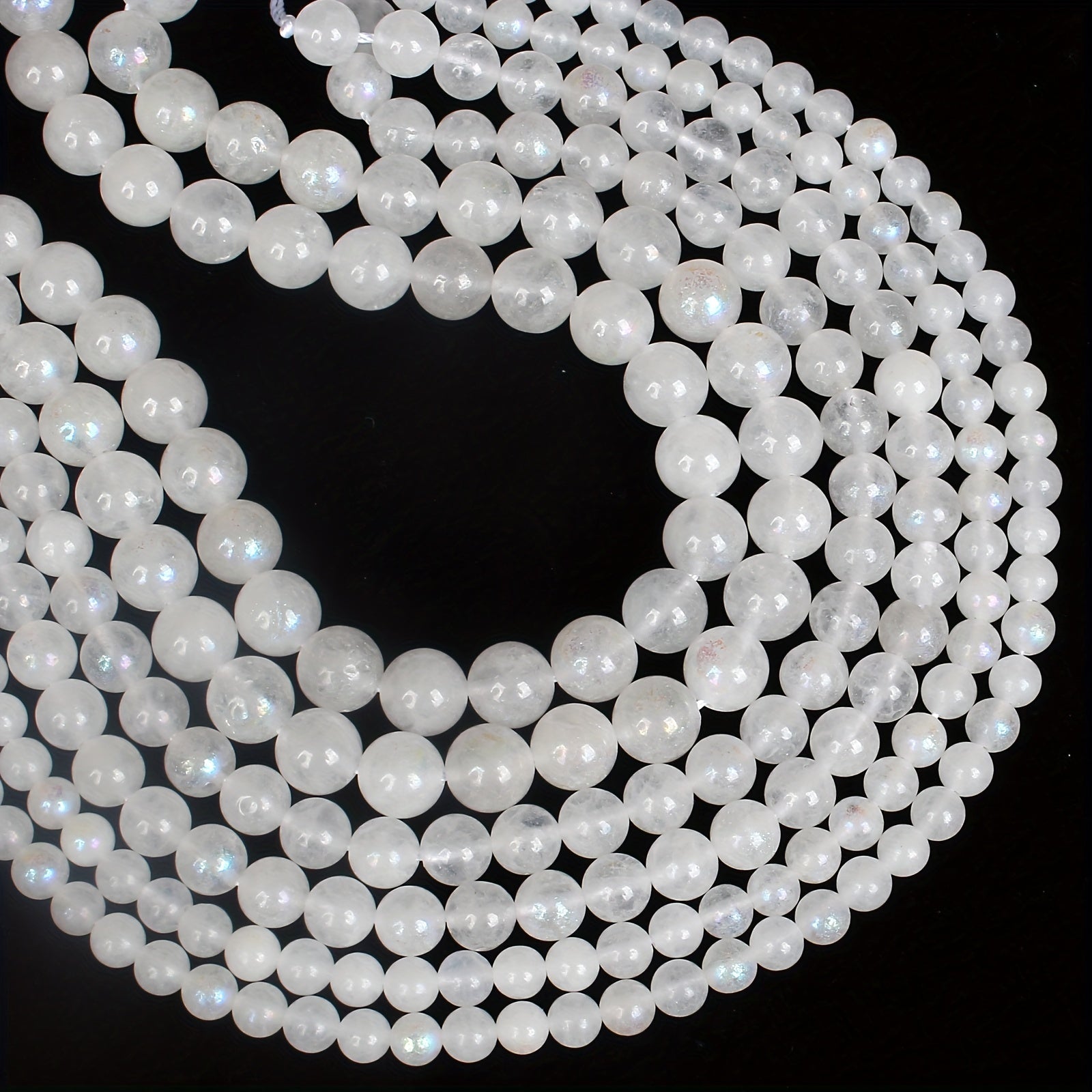 Moonstone Round Natural Stone Beads 6 8 10MM