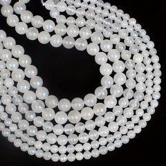 Moonstone Round Natural Stone Beads 6 8 10MM