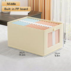 Foldable Transparent Mesh Storage Bag Large Capacity Drawer Organizer