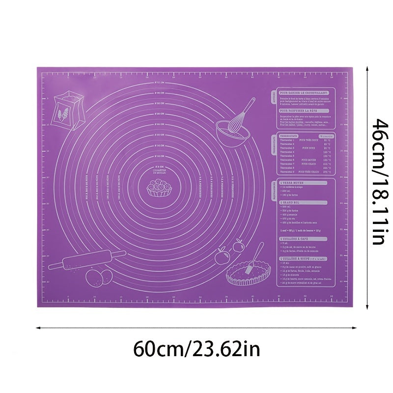 Silicone Pastry Mat Non Stick Baking Mat Counter Mat Pastry Board