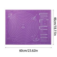 Silicone Pastry Mat Non Stick Baking Mat Counter Mat Pastry Board