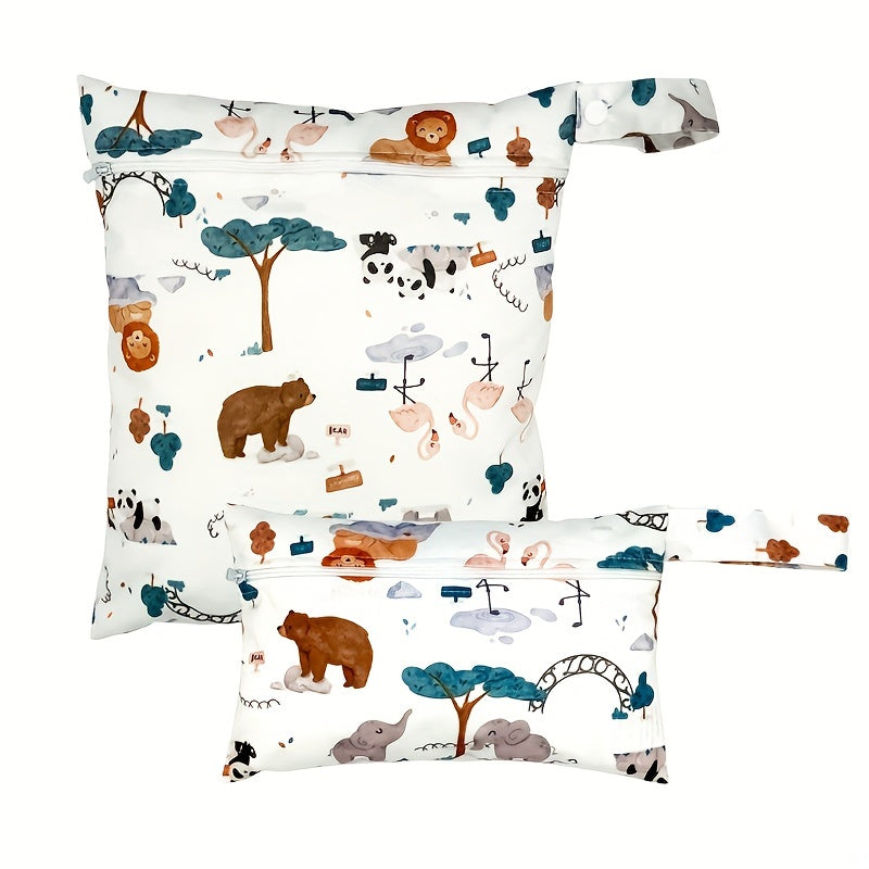 2pcs Hanging Diaper & Sanitary Napkin Storage Bags