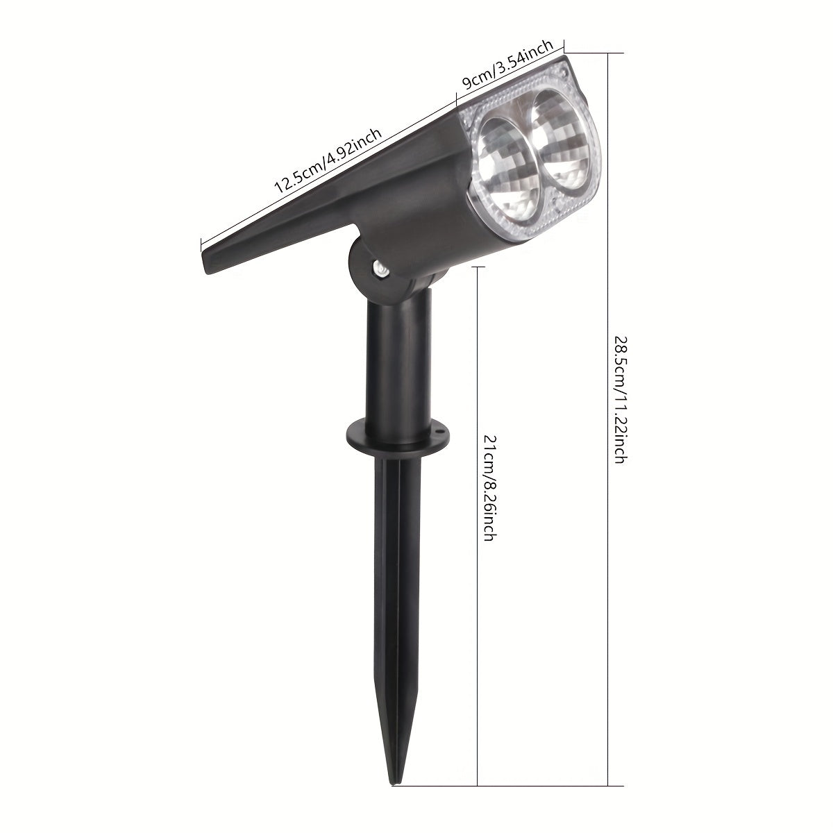 Solar Tree Spotlight Outdoor Landscape Lighting for Garden Villa