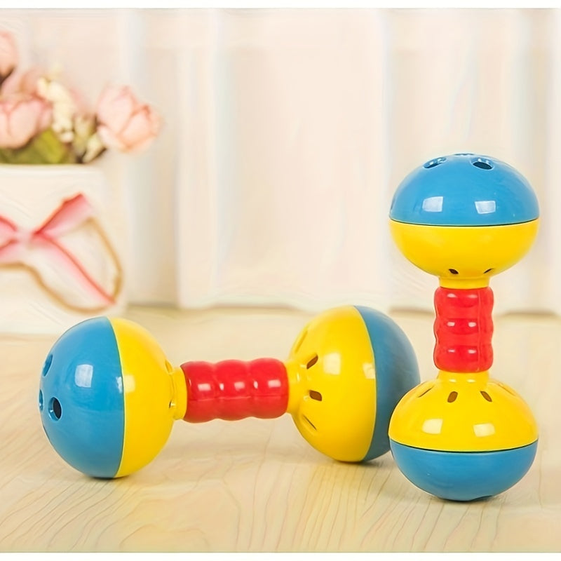 Children's Double Headed Hand Grip Bell Rattle Toy