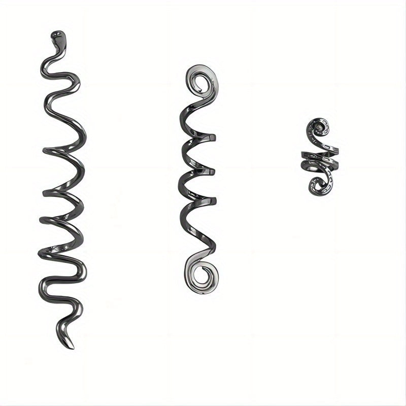 3pcs Golden Braid Snake Hair Accessories Girls Dress Up Props