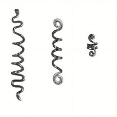 3pcs Golden Braid Snake Hair Accessories Girls Dress Up Props