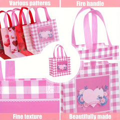 6pcs Reusable Non Woven Gift Bag with Handle Party Supplies