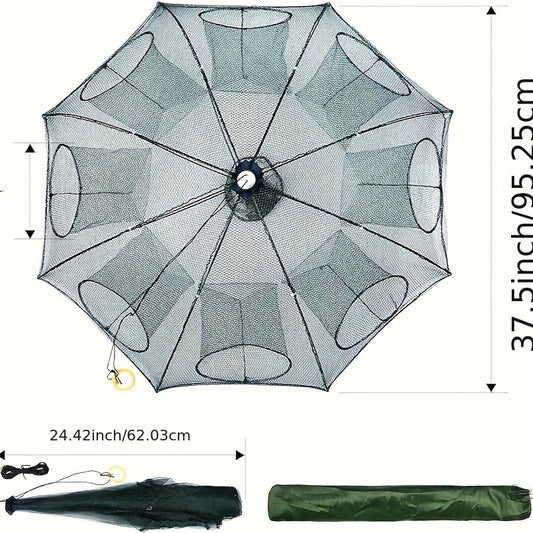Foldable Fishing Net Fishing Cage For Crab Minnow Crayfish