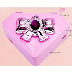 Girls Washable Makeup Kit in Pink Crystal Case - Perfect Princess Gift