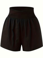  Women's High Rise Fitness Shorts