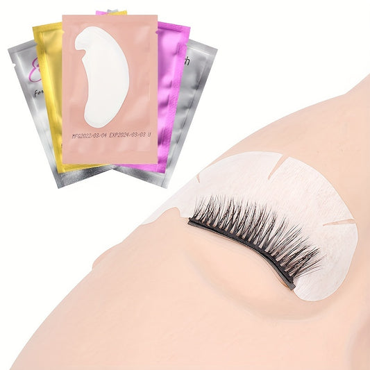 20 Pairs Hydrogel Eye Mask Pads for Lash Extensions Long Lasting