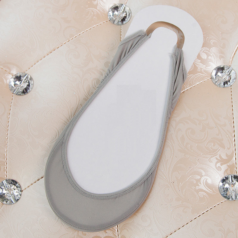 Hollow Slingback Ankle Socks Non slip