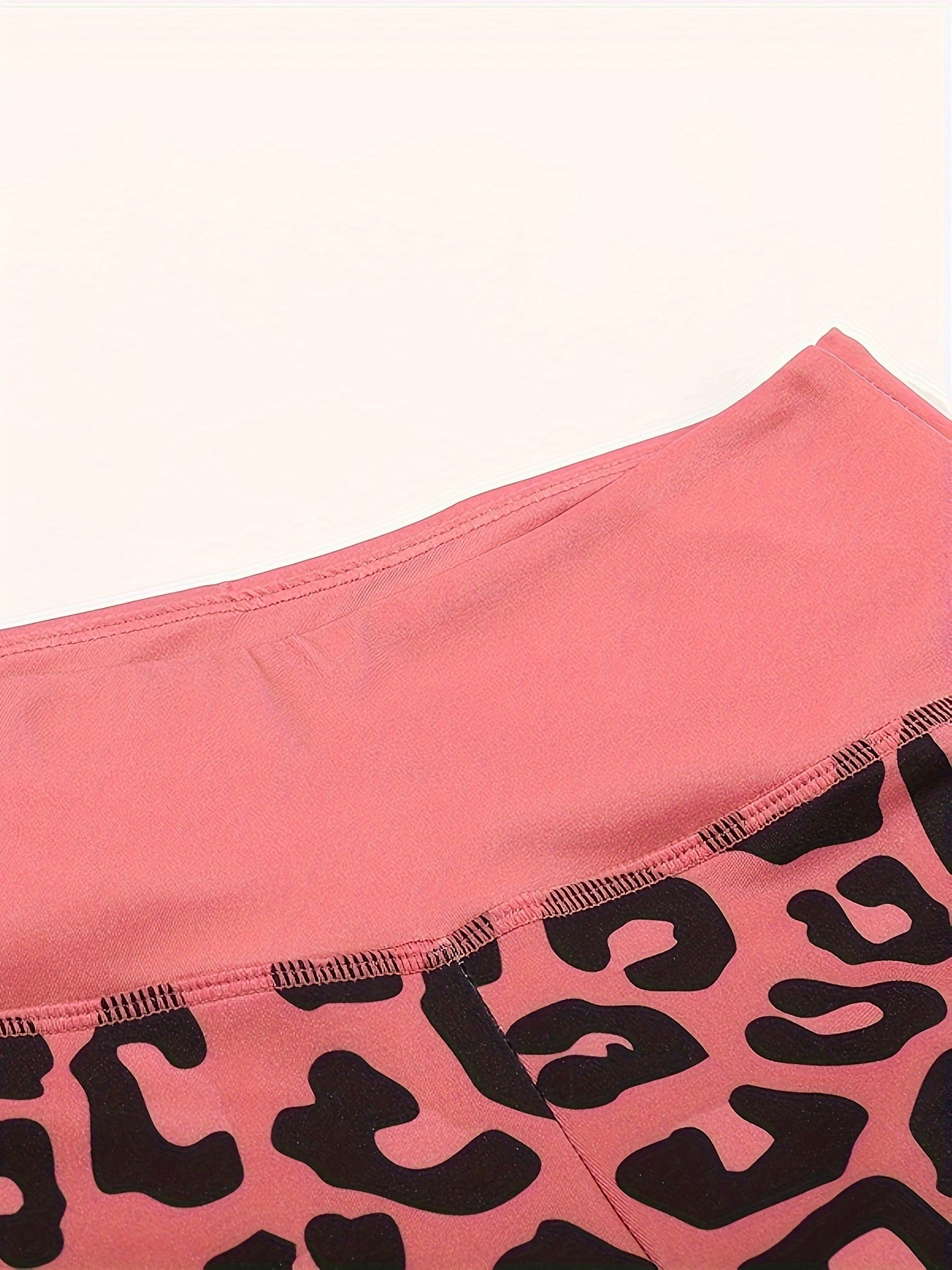 Leopard Print High Waist Yoga Pants - Women's Activewear