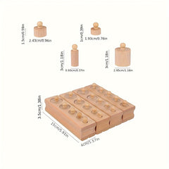 20pcs Wooden Building Blocks Set for Shape Recognition