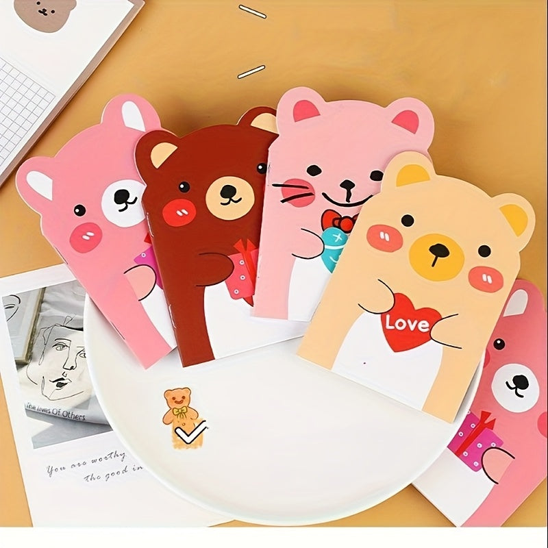 5pcs Animal Notebook Set - Random Designs - Writing Drawing Organiz