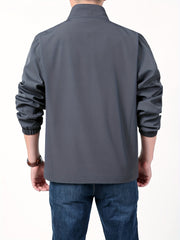 Men's Waterproof Windproof Zipper Jacket