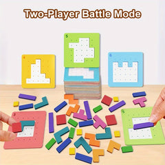 128pcs Quick Battle Building Blocks Puzzle Board Game for Kids