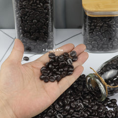 Bulk Mini Resin Coffee Beans for Home Decor - 100g
