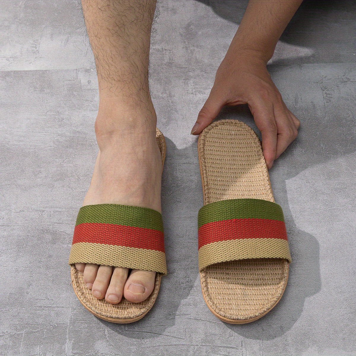 Men's Slip On Slides Assorted Colors Slippers