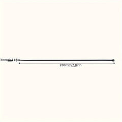 100pcs Self Locking Cable Tie With Binding Size Plastic And Binding Tape