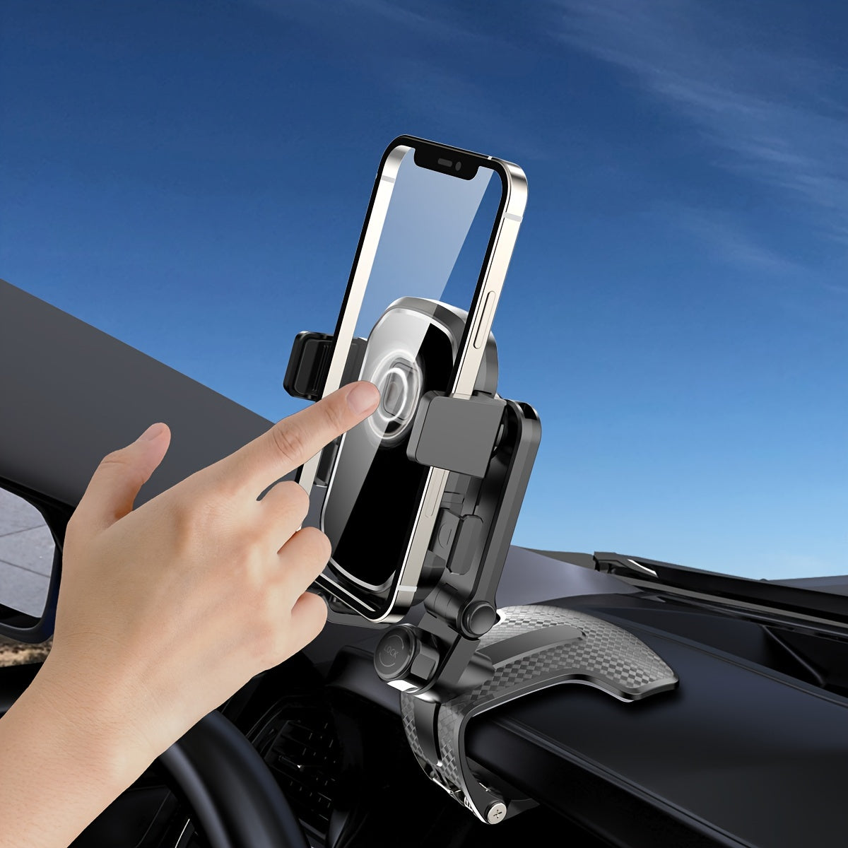 Universal Car Phone Holder for Secure Mounting